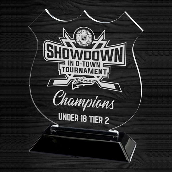 Acrylic Award - Shield (A4151) Acrylic Award Quest Awards - Award