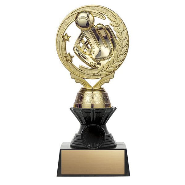 Baseball Trophy - Nexus Twister Antique Gold - 3 Sizes (A3223) Baseball Quest Awards - Trophy