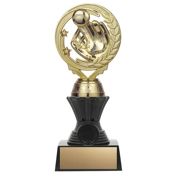 Baseball Trophy - Nexus Twister Antique Gold - 3 Sizes (A3223) Baseball Quest Awards - Trophy