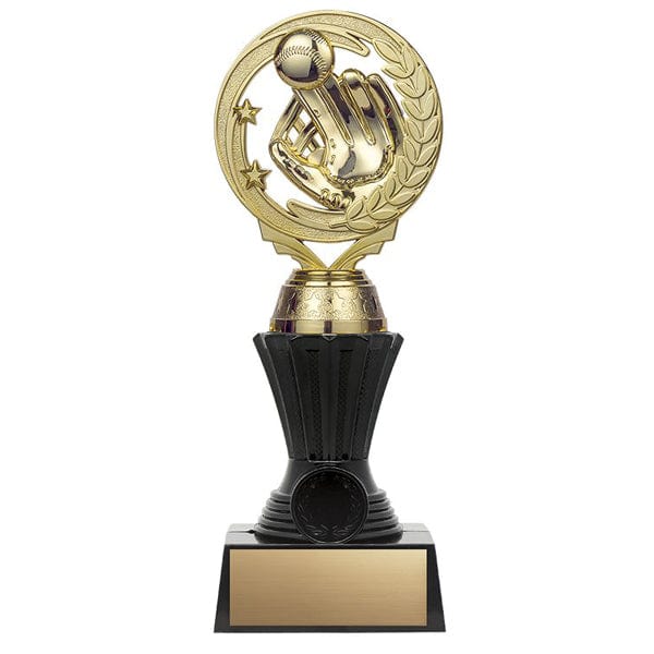Baseball Trophy - Nexus Twister Antique Gold - 3 Sizes (A3223) Baseball Quest Awards - Trophy
