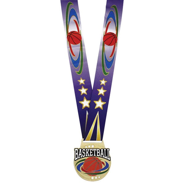 Basketball Medallion Prestige Series Large 3