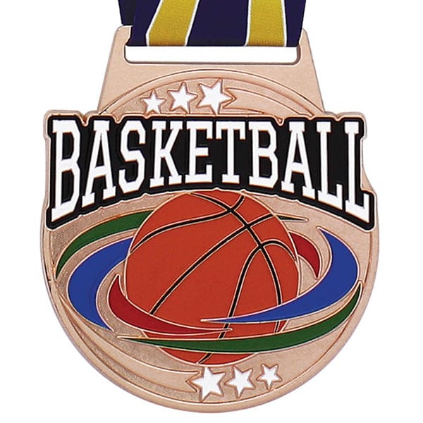 Basketball Medallion Prestige Series Large 3