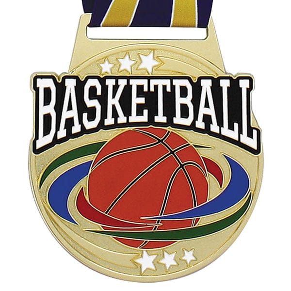 Basketball Medallion Prestige Series Large 3