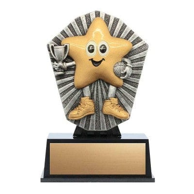 Basketball Trophy - Little Star Series 4 Sizes (A6169) Basketball Trophy Quest Awards - Trophy
