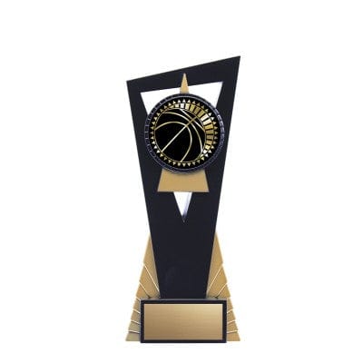 Basketball Trophy - Solar Series Stand - Silver or Gold - 3 sizes (A6188) Gold / 8