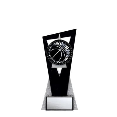 Basketball Trophy - Solar Series Stand - Silver or Gold - 3 sizes (A6188) Silver / 7