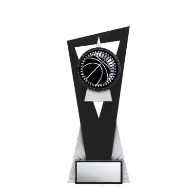 Basketball Trophy - Solar Series Stand - Silver or Gold - 3 sizes (A6188) Silver / 8