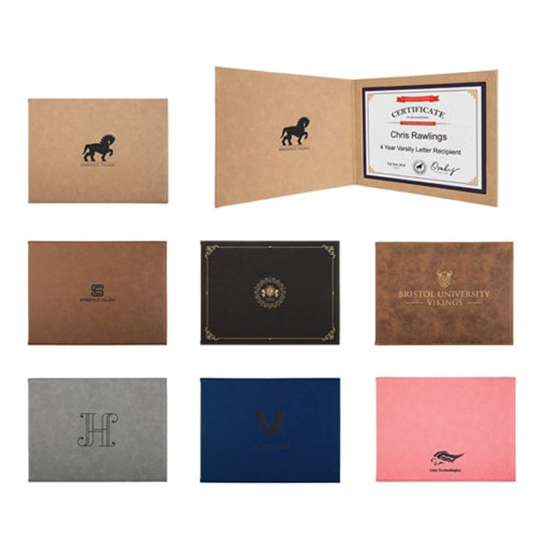 Certificate Holder - Leatherette  for 8 1/2