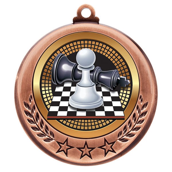 Chess Medallion - Spectrum Series - 2 3/4