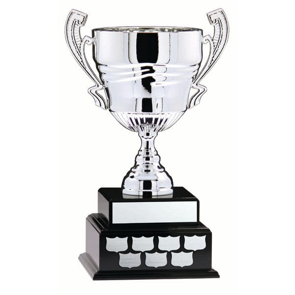 Cup - Annual Silver Cup on 2 Tier Wooden Base 19