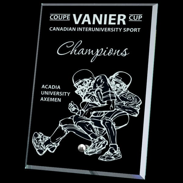 Football Award - Jade Preston Rectangle (A6153) Football Award Quest Awards - Award