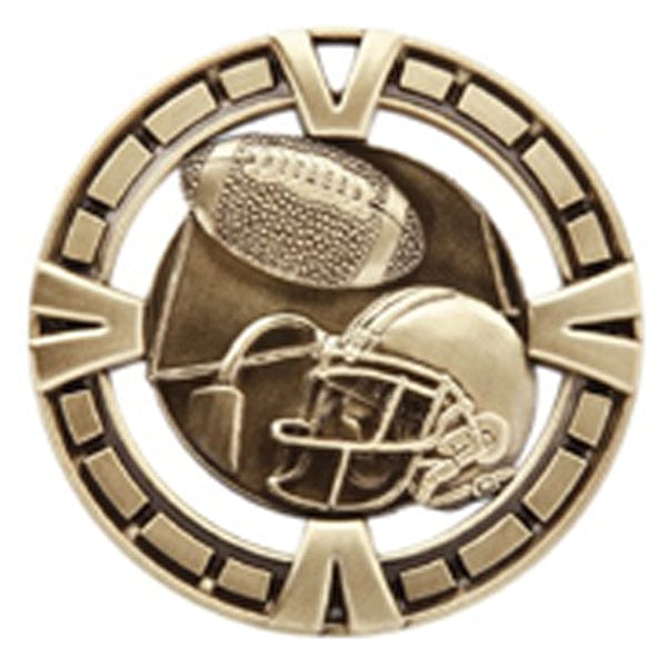 Football Trophy - Apex Varsity - Antique Silver and Gold (A6172) Football Trophy Quest Awards - Trophy
