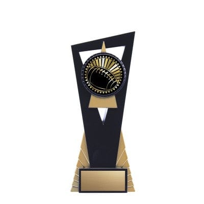 Football Trophy - Solar Series Stand - Silver or Gold - 3 sizes (A6185) Gold / 8