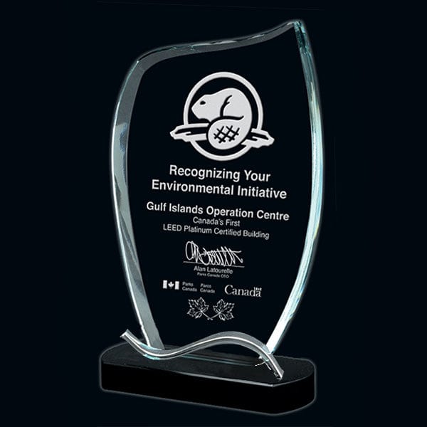 Glass Award - Amazon Glass (A3707) Glass Award Quest Awards - Award