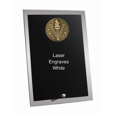 Gold Matrix Glass Plaque - 3 sizes (A6174) Gold Matrix Plaque Quest Awards - Plaque