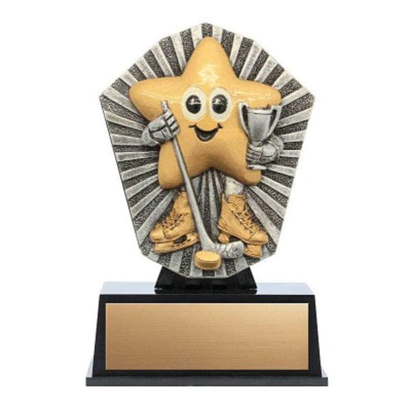 Hockey Trophy - Little Star Series 4 Sizes (A6188) Hockey Trophy Quest Awards - Trophy