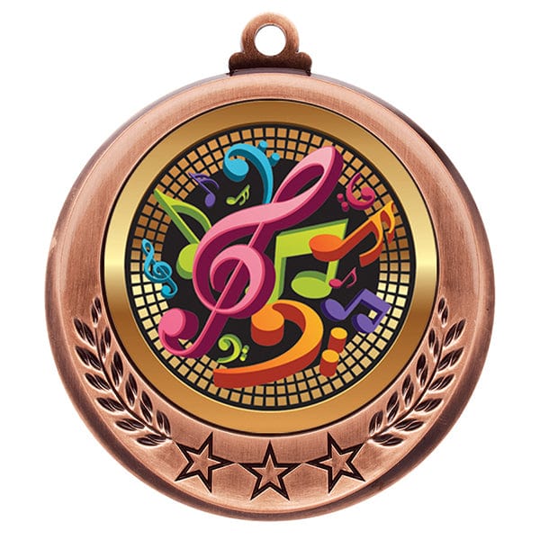 Music Medallion - Spectrum Series - 2 3/4