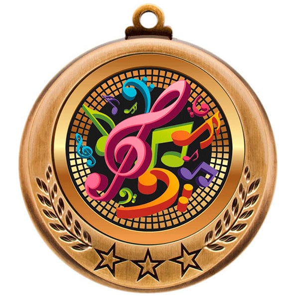 Music Medallion - Spectrum Series - 2 3/4