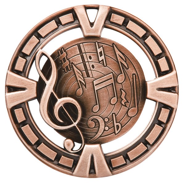 Music Medallion - Varsity Sports Medals - 2 1/2