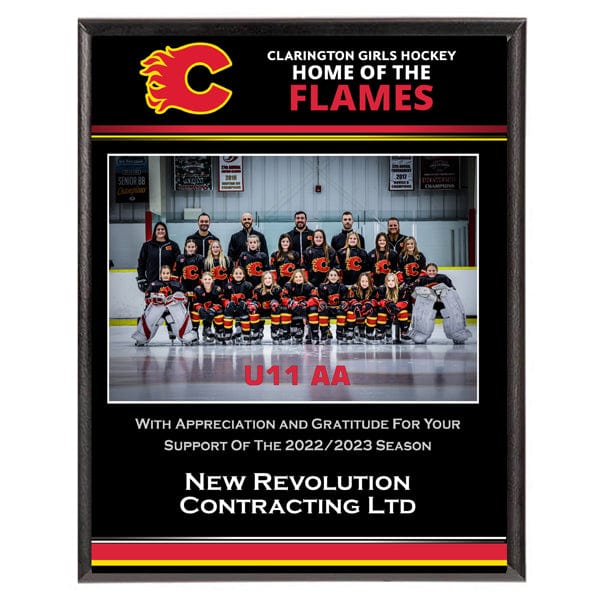 Plaque - Custom Sponsor Full Colour Photo Plaque (Portrait) (A5123) Plaque Quest Awards - Plaque