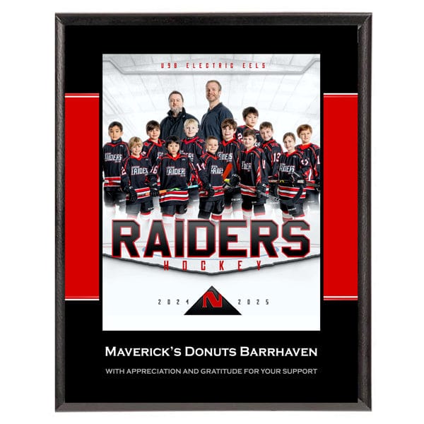 Plaque - Custom Sponsor Full Colour Photo Plaque (Portrait) (A5123) Plaque Quest Awards - Plaque