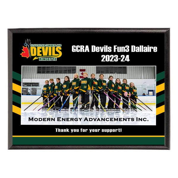 Plaque - Custom Sponsor Plaques  - Portrait or Landscape - 2 Sizes (A6189) Plaque Quest Awards - Plaque