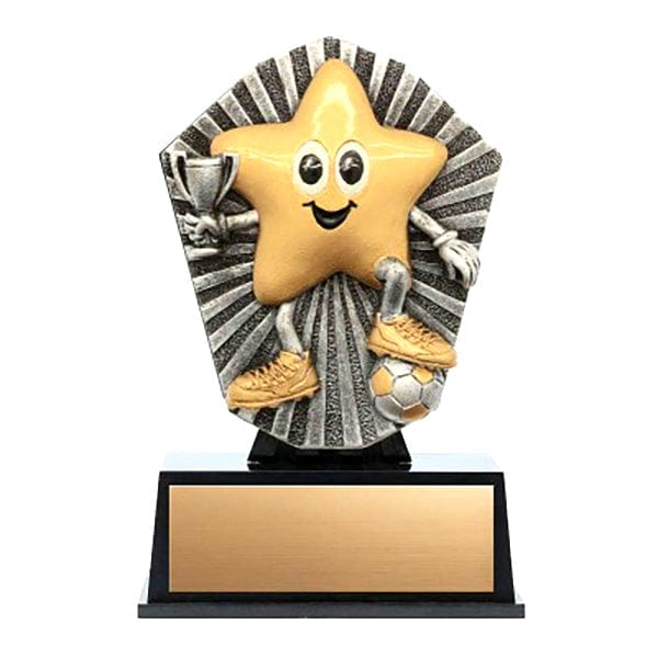 Soccer Trophy - Little Star - 4 sizes (A6208) 4 3/4