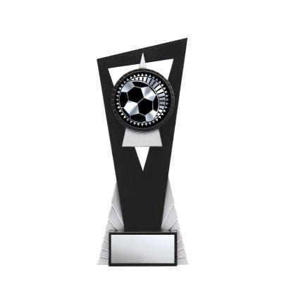 Soccer Trophy - Solar Series Stand - Silver or Gold - 3 sizes (A6184) Silver / 8