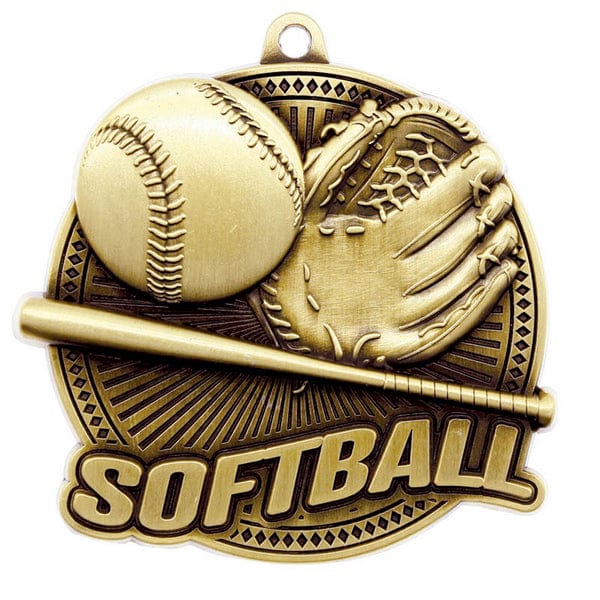 Softball Medallion - Tempo Series - 2.25″ Diameter (A4131) Softball Quest Awards - Medallion