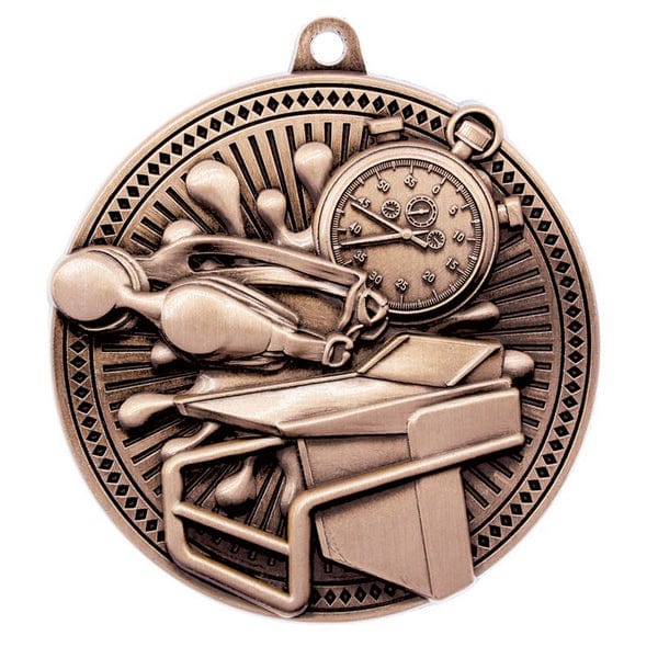 Swimming Medallion - Tempo Series - 2.25″ Diameter (A4124) Swimming Medallion Quest Awards - Medallion