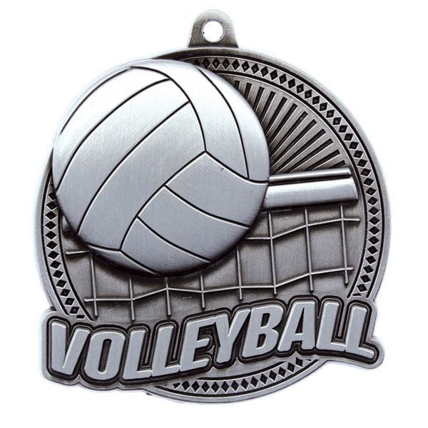 Volleyball Medallion - Tempo Series - 2.25″ Diameter (A4127) Volleyball Medallion Quest Awards - Medallion