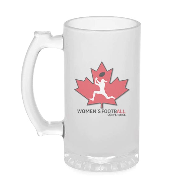 Women's FootbALL - Frosty Stein - 16oz (A7105) Beer Stien Quest Awards - Travel Mug