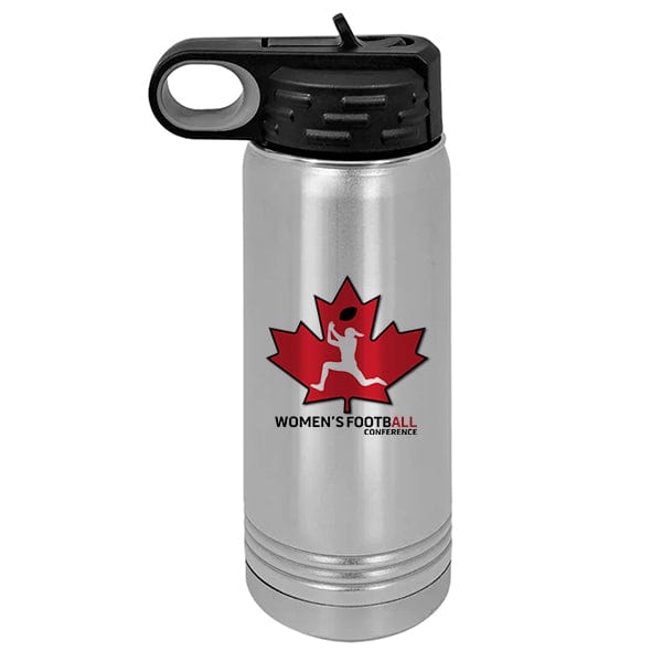 Women's FootbALL - Polar Camel XL 30 oz. Stainless Steel Water Bottle (A7112) Skinny Tumbler Quest Awards - Travel Mug