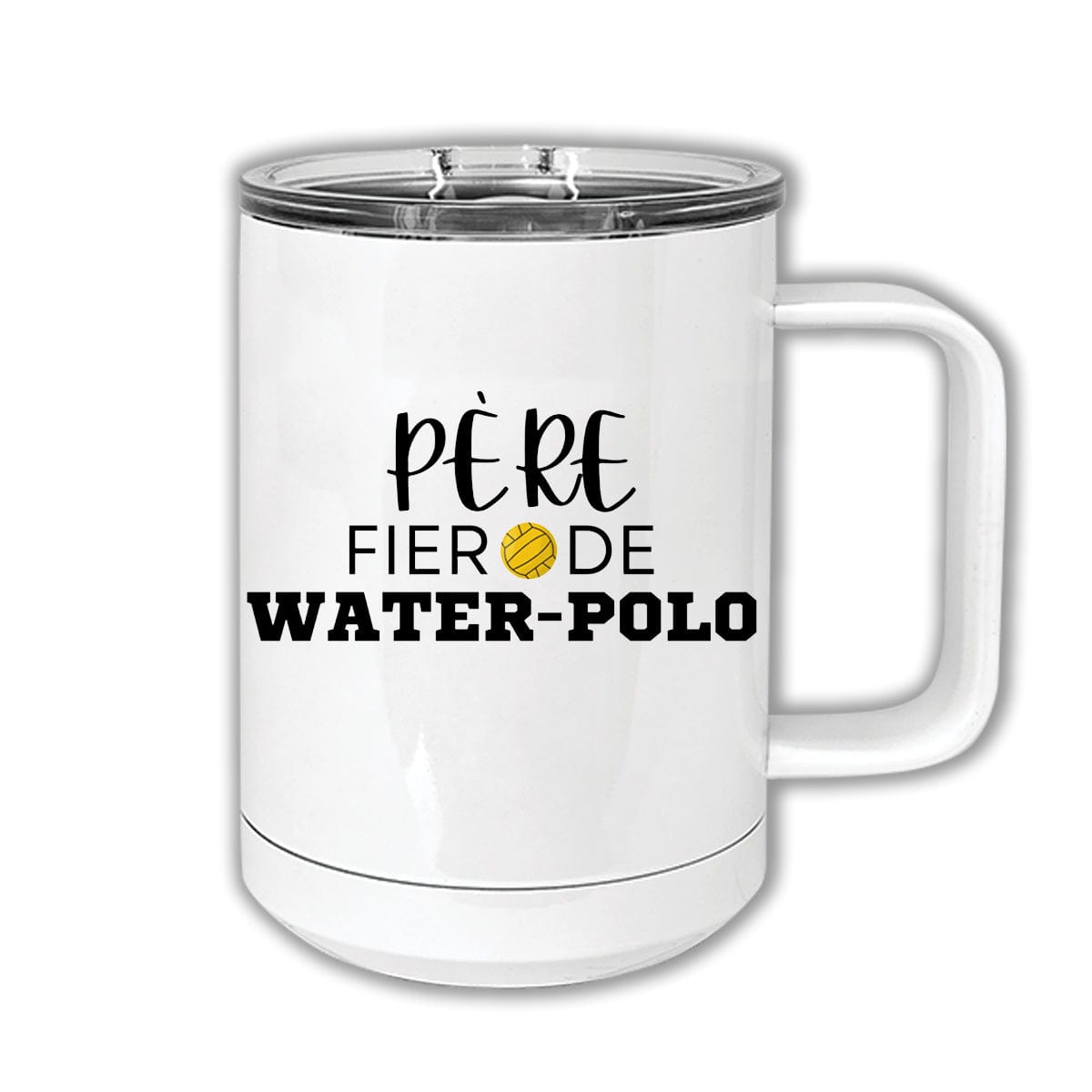 WPC - Proud Dad Polar (E&F) Camel 15 Oz. White Vacuum Insulated Mug (A7708) Coffee Mug Quest Awards - Travel Mug