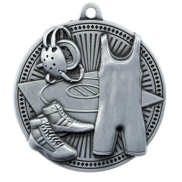 Wrestling Medallion - Tempo Series - 2.25″ Diameter (A4136) Wrestling Quest Awards - Medallion