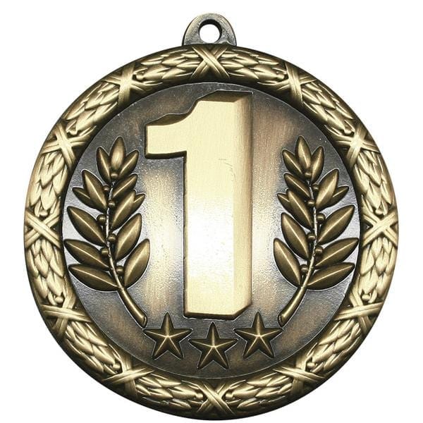 1st Place Medallion - Classic Heavyweight Medals -  2 1/2