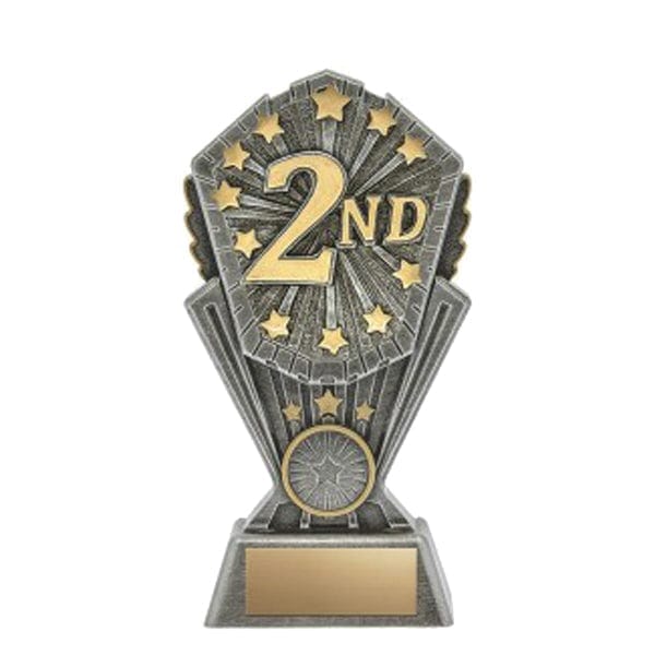 2nd Place Trophy - Cosmos - 3 Sizes (A4004) Trophy Quest Awards - Trophy