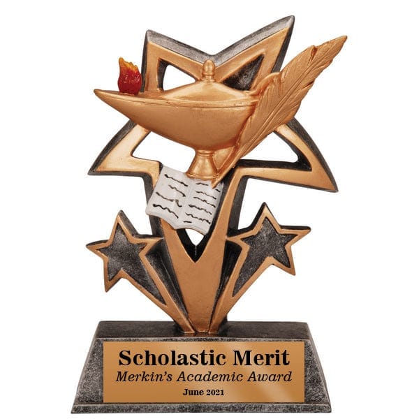 Academic Trophy - Lamp of Knowledge - (A3883) 6