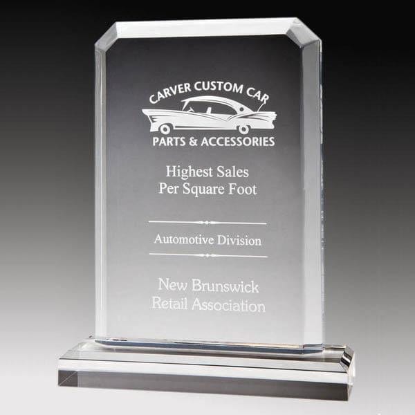 Acrylic Award - Alpine Series - Billboard (A2050) - Quest Awards