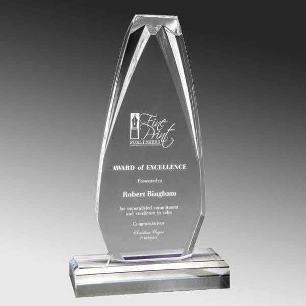 Acrylic Award - Alpine Series - Tower (A2055) - Quest Awards