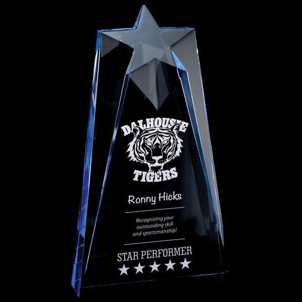 Acrylic Award - Astral Star - Blue (A2057) - Quest Awards
