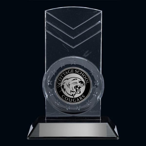 Acrylic Award - Chevron Insert Holder - Various Colours (A3398) - Quest Awards