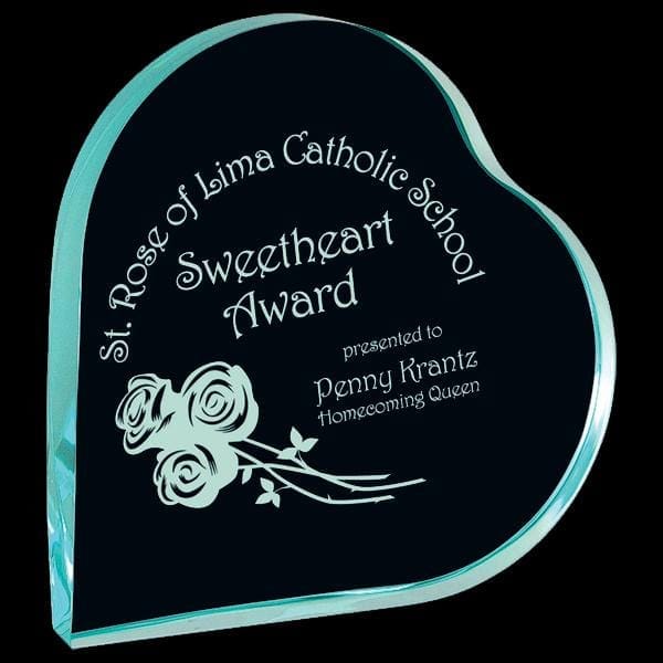Acrylic Award - Heart (A3348) - Quest Awards