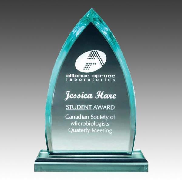 Acrylic Award - Jade Series Peak (A2073) - Quest Awards