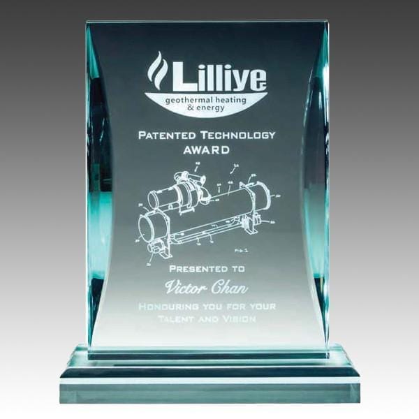 Acrylic Award - Jade Series Showtime (A2074) - Quest Awards