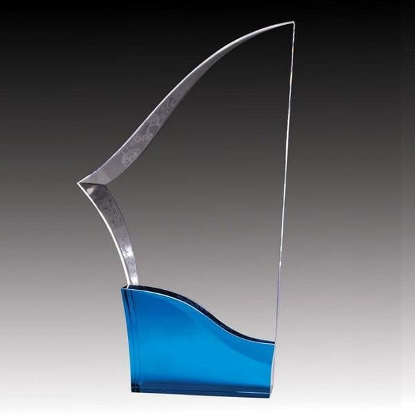 Acrylic Award - Prism Blade - Blue (A2077) - Quest Awards