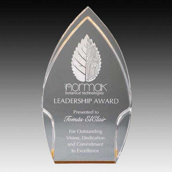 Acrylic Award - Prism Peak - Gold (A2082) - Quest Awards