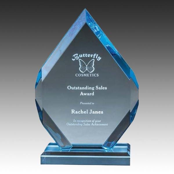Acrylic Award - Sapphire Diamond (A2091) - Quest Awards
