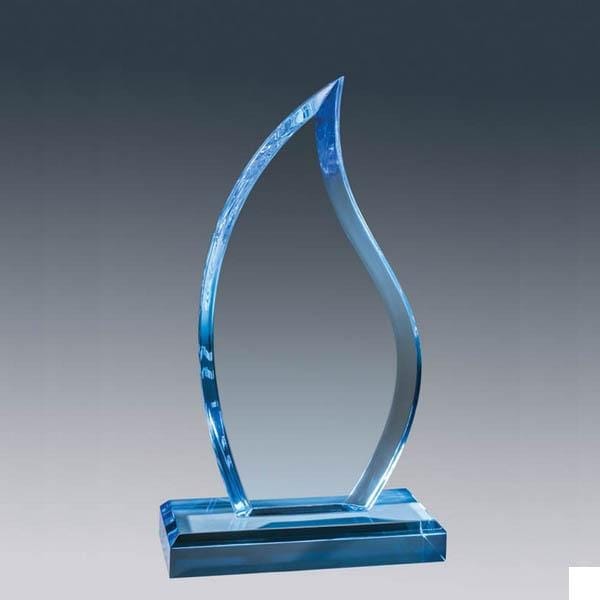 Acrylic Award - Sapphire Droplet - 3 Sizes (A3296) - Quest Awards