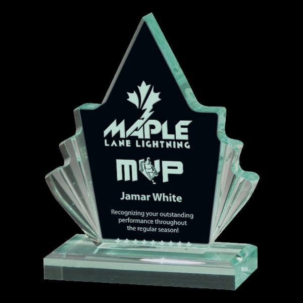 Acrylic Jade - Maple Leaf (A2108) - Quest Awards